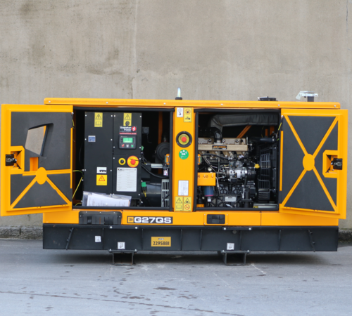 JCB G27QS Site Spec Generator with Doors Open