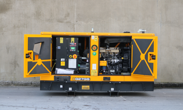 JCB G27QS Site Spec Generator with Doors Open
