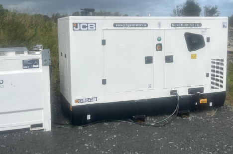 JCB diesel generator and fuel tank