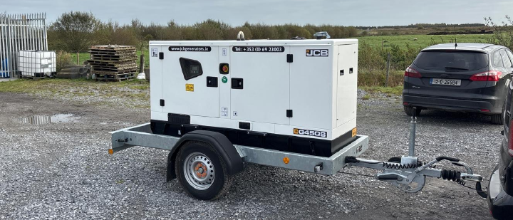 JCB road tow generator
